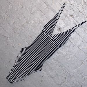 Old navy bathing suit.